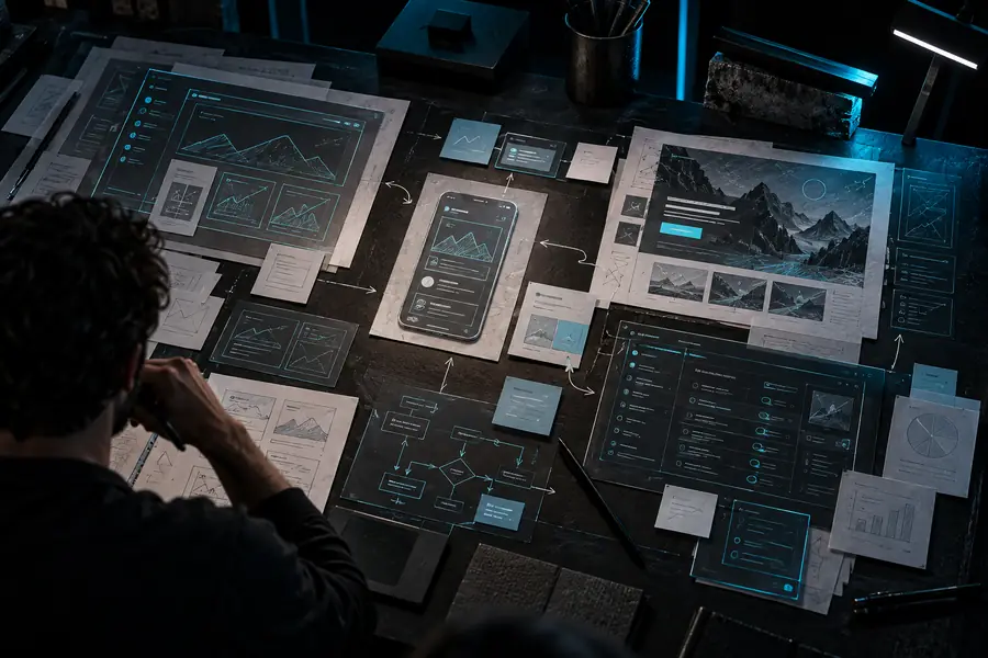A rough workflow idea before it is structured